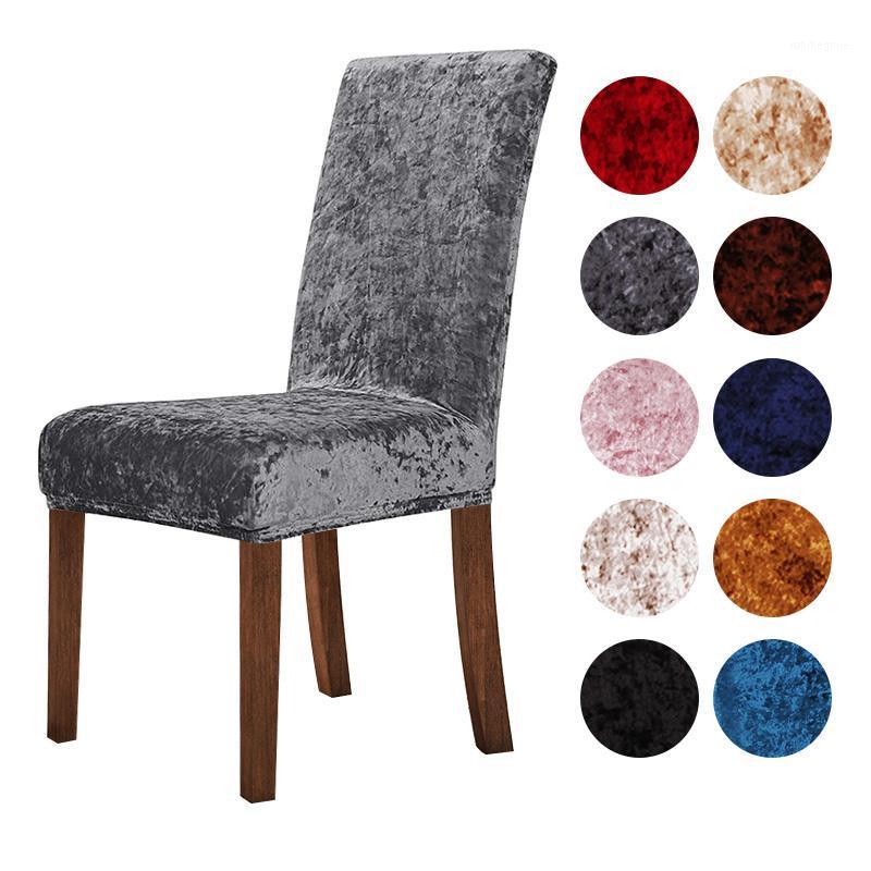 Crushed Velvet Dining Chair Cover Spandex Elastic Slipcover Room Case For Kitchen Wedding Banquet Covers
Crushed Velvet Dining Chair Cover Spandex Elastic Slipcover Room Case For Kitchen Wedding Banquet Covers
