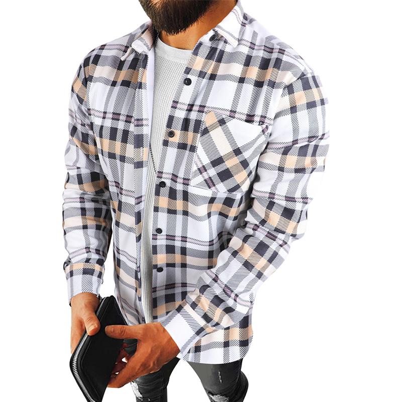 Men's Jackets 2021 Fashion Spring Plaid Casual Shirt Cardigan Shirts Long Sleeve Soft Comfort Slim Fit Styles Flannel Men Clothing, Style 1
Men's Jackets 2021 Fashion Spring Plaid Casual Shirt Cardigan Shirts Long Sleeve Soft Comfort Slim Fit Styles Flannel Men Clothing, Style 1