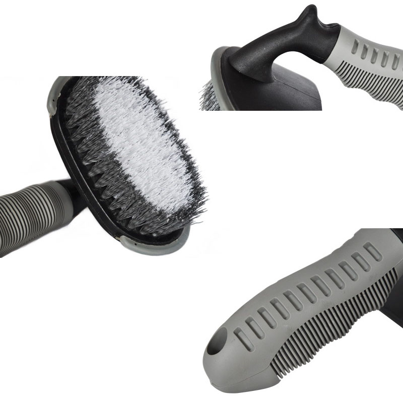 Car Beauty Hub Brush Special Tire Cleaning Brushes Interior Floorliner Carpet Upholstery Detailing Brush Soft Fiber Car Wash Tools