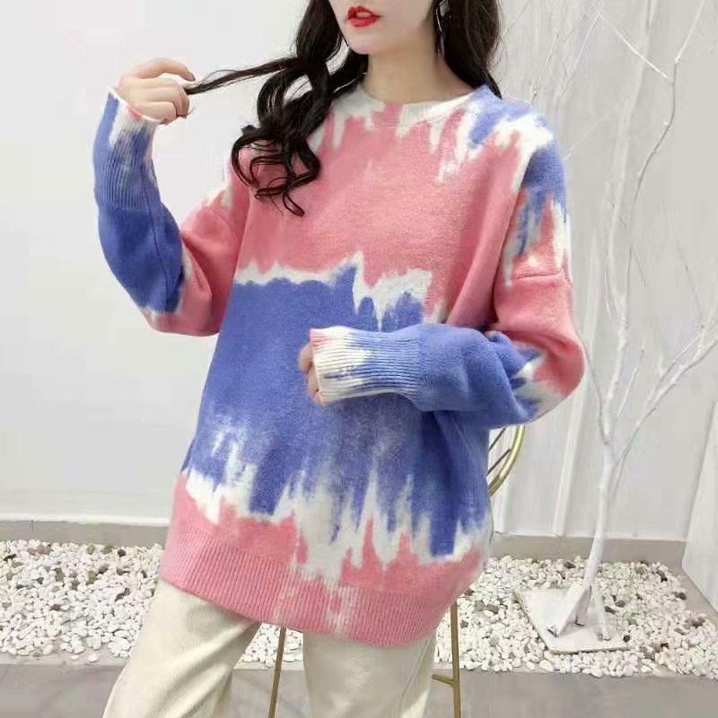 Patchwork Colorful Print Women Casual Sweaters Autumn Fashion O Neck Knitwear Loose Pullovers Long Sleeve Jumper Pull Femme Women's, Yellow
Patchwork Colorful Print Women Casual Sweaters Autumn Fashion O Neck Knitwear Loose Pullovers Long Sleeve Jumper Pull Femme Women's, Yellow