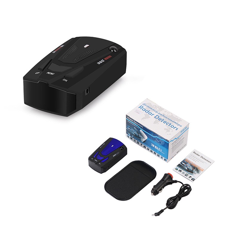 V7 16 Band 360 Degree GPS Detectors LED Display Car Detector Tool Speed Voice with Russia English