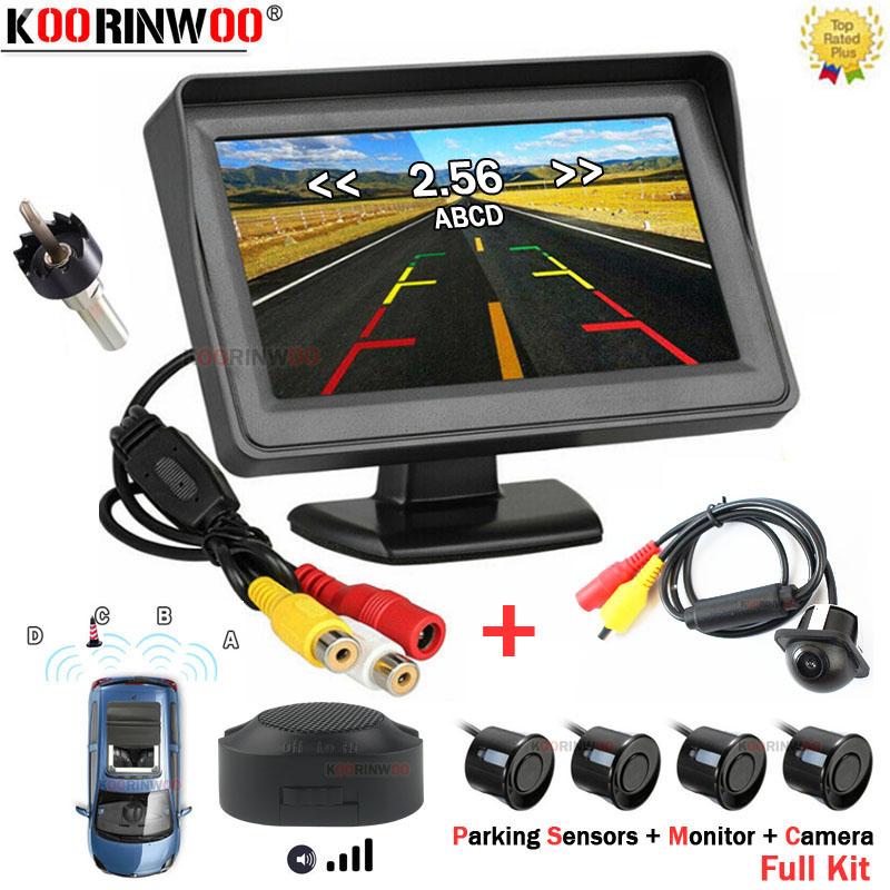Car Rear View Cameras& Parking Sensors Koorinwoo Visible Video Sensor 4 Parktronics Adjustable Sounds System Reverse Camera Mirror Image Mon
Car Rear View Cameras& Parking Sensors Koorinwoo Visible Video Sensor 4 Parktronics Adjustable Sounds System Reverse Camera Mirror Image Mon