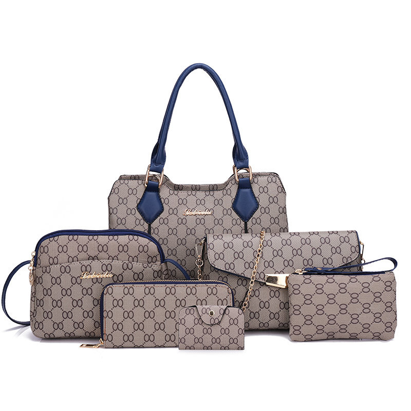 Womens Purses & Handbags Cargo fashion five piece set mother package product single shoulder diagonal span Purse RNJU, Blue
Womens Purses & Handbags Cargo fashion five piece set mother package product single shoulder diagonal span Purse RNJU, Blue
