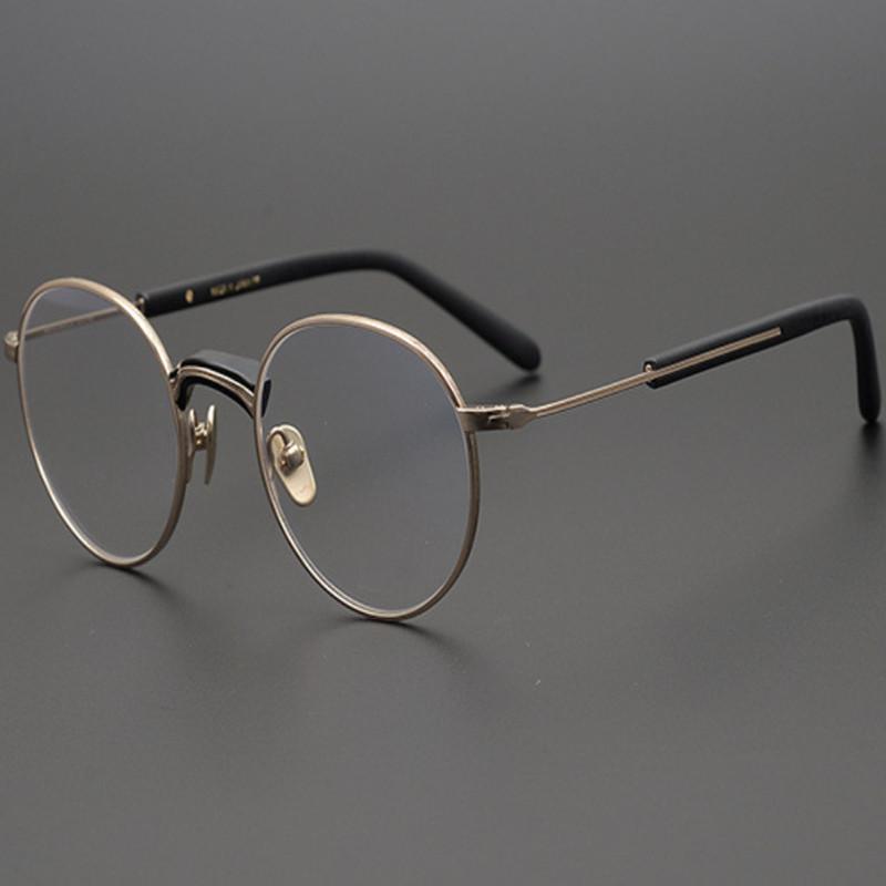 Fashion Sunglasses Frames Ultralight Japanese Handmade Pure Titanium Eyeglasses Women Round Frame Optical Eyewear Prescription Retro Myopia
Fashion Sunglasses Frames Ultralight Japanese Handmade Pure Titanium Eyeglasses Women Round Frame Optical Eyewear Prescription Retro Myopia