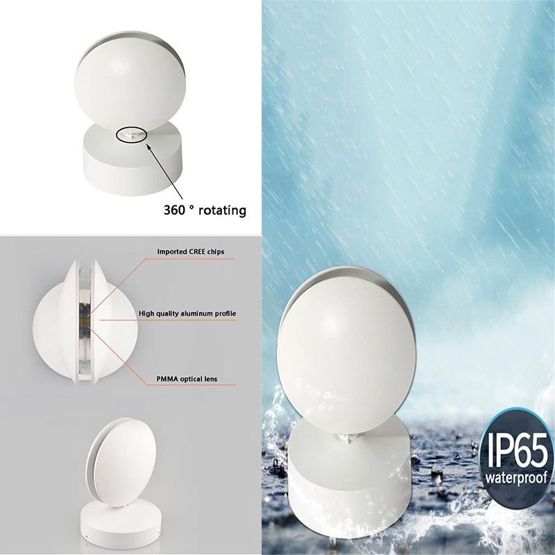 Waterproof IP65 LED Wall Lamp AC 85-265V Indoor Outdoor Walls Sconce Liner Aisle Bedroom Decorative Lighting Window Lights s