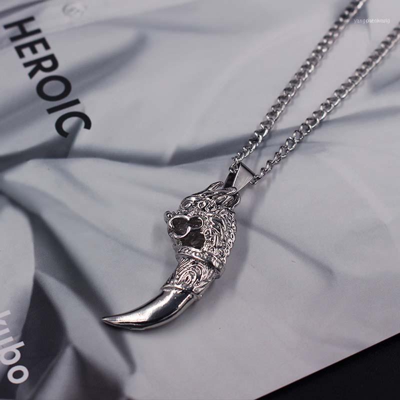 Punk Fashion Brave Men Spike Chain Sale Women Jewelry Fang Tooth Amulet Pendant Necklaces1
Punk Fashion Brave Men Spike Chain Sale Women Jewelry Fang Tooth Amulet Pendant Necklaces1