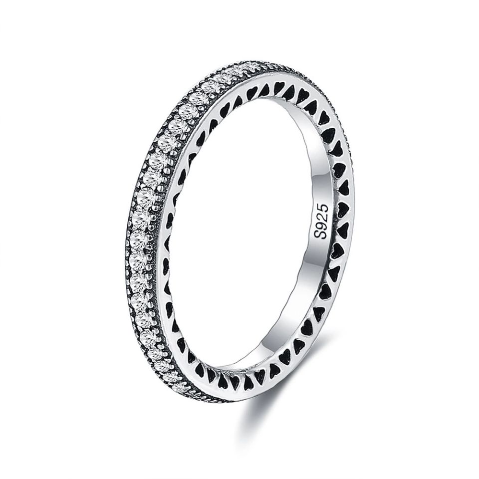 925 sterling silver ring rose gold 18K with CZ diamond suitable for ladies Pandora wedding ring engagement jewelry
925 sterling silver ring rose gold 18K with CZ diamond suitable for ladies Pandora wedding ring engagement jewelry