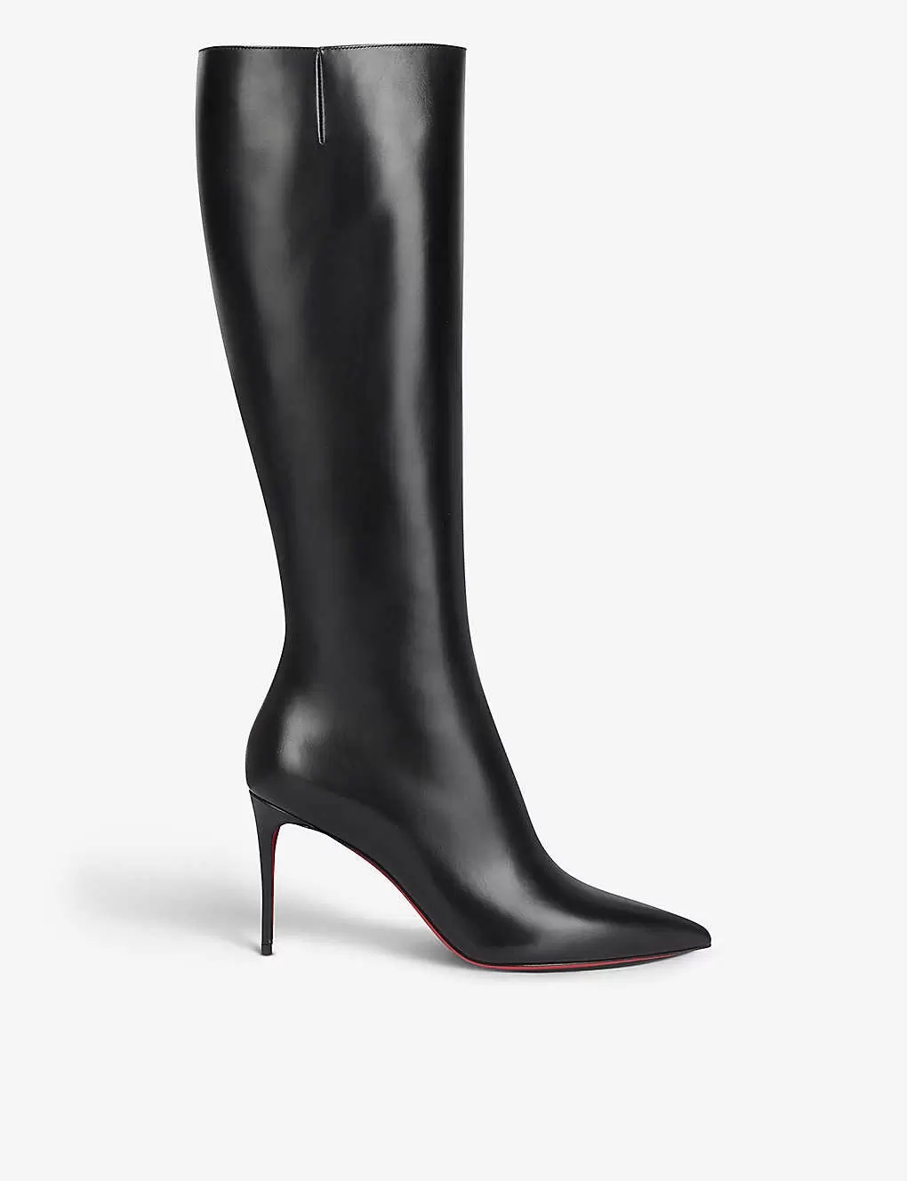 Clean Leather Women Long boot Red bottom heeled Kate Botta black calfskin genuine leathers pointed toe with zipper classic knee-high boots Winter Womens shoes
Clean Leather Women Long boot Red bottom heeled Kate Botta black calfskin genuine leathers pointed toe with zipper classic knee-high boots Winter Womens shoes