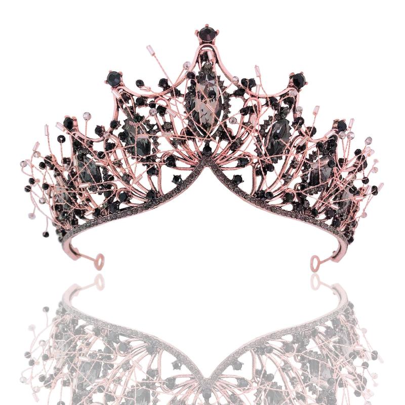 Headpieces Bride Crown Baroque Vintage Black Tiara Wedding Dress Hair Accessories Birthday Female Adult
Headpieces Bride Crown Baroque Vintage Black Tiara Wedding Dress Hair Accessories Birthday Female Adult