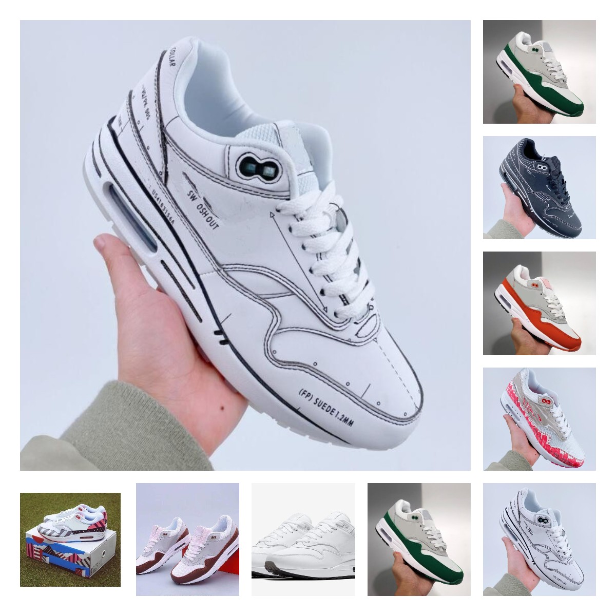 men shoes Running shoe Premium unisex sneaker women DELUXE WATERMELON White Blue Black Sneaker With Box 36-46, Color-5
men shoes Running shoe Premium unisex sneaker women DELUXE WATERMELON White Blue Black Sneaker With Box 36-46, Color-5