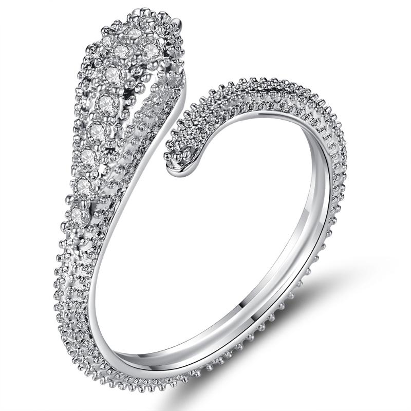 Wedding Rings Women's Simple Snake-shaped Zircon Opening Ring Party Jewelry Accessories
Wedding Rings Women's Simple Snake-shaped Zircon Opening Ring Party Jewelry Accessories