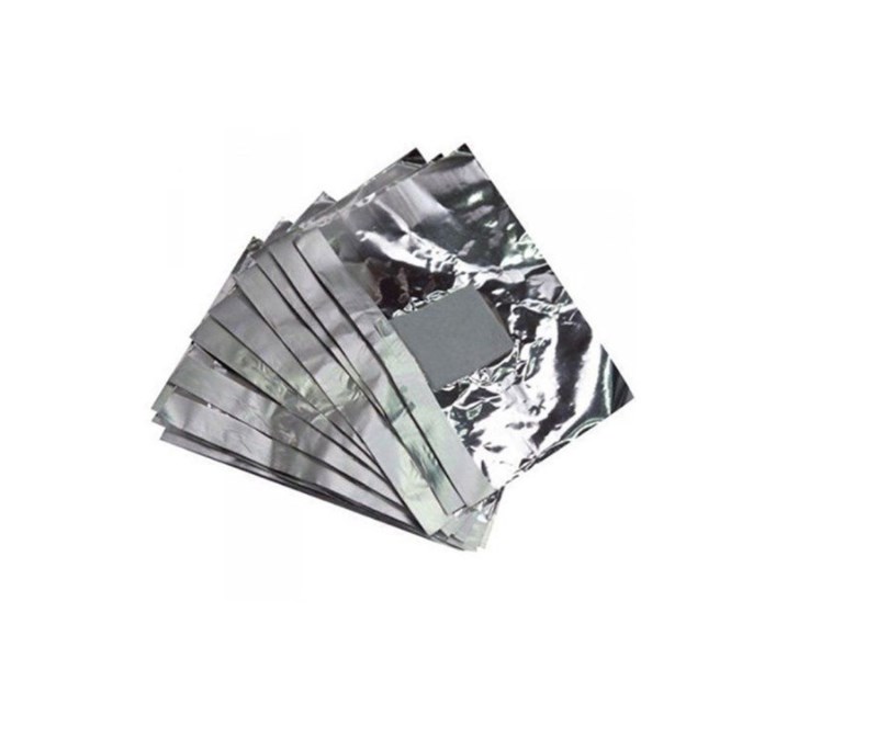 Aluminium Foil Nail Art Soak Off Acrylic Gel Polish Nail Removal Wraps Remover Makeup Tool 100Pcs/Lot