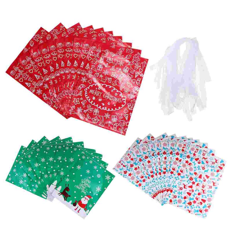 Christmas Decorations 60Pcs Adorable Candy Bags Convenient Storage Gift For Kids With Ribbons
Christmas Decorations 60Pcs Adorable Candy Bags Convenient Storage Gift For Kids With Ribbons