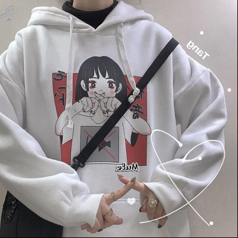 winter wram japanese cartoon printing women sweatshirt hooded kawaii cute chic loose plus velvet thick casual harajuku clothing, Black
winter wram japanese cartoon printing women sweatshirt hooded kawaii cute chic loose plus velvet thick casual harajuku clothing, Black