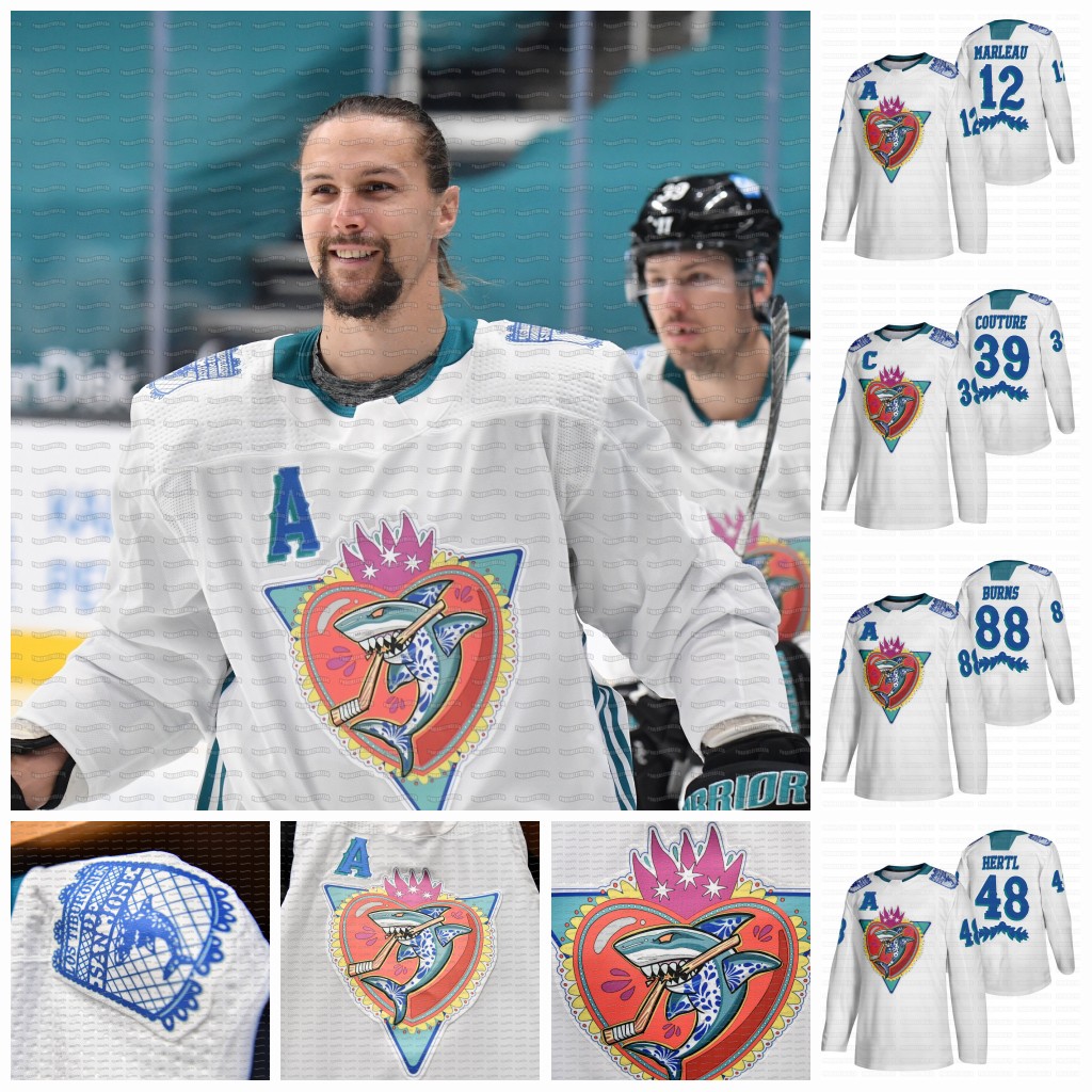 San Jose Sharks 2021 los tiburones night special Patrick Marleau Jersey Logan Couture Evander Kane Brent Burns Martin Jones Tomas Hertl Erik Karlsson, Black;red
San Jose Sharks 2021 los tiburones night special Patrick Marleau Jersey Logan Couture Evander Kane Brent Burns Martin Jones Tomas Hertl Erik Karlsson, Black;red