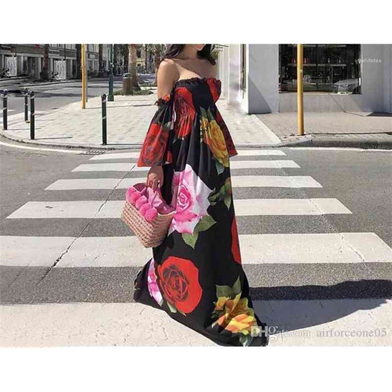 Dresses Vacation Sexy Elastic Womens Long Dress Summer Fashion Casual Asymmetrical Womens Clothing Flora Printed Strapless, Black;gray
Dresses Vacation Sexy Elastic Womens Long Dress Summer Fashion Casual Asymmetrical Womens Clothing Flora Printed Strapless, Black;gray