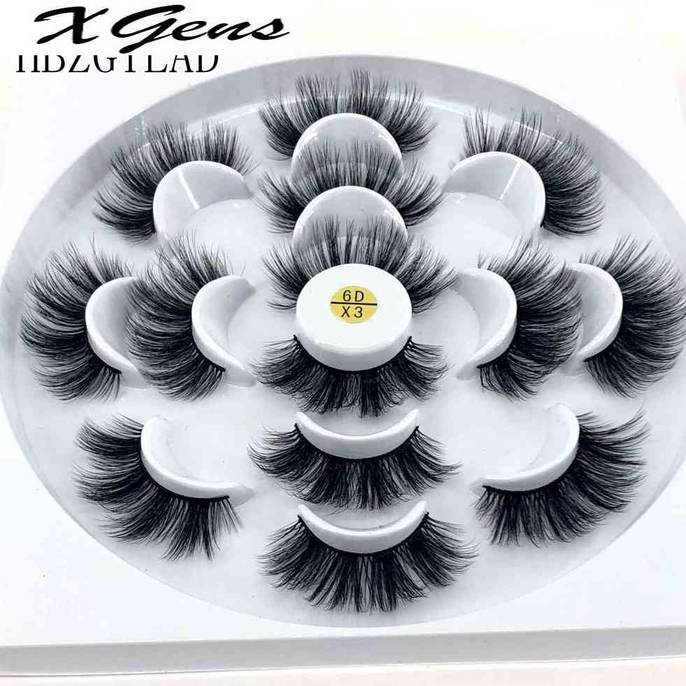 New 7 pairs natural false eyelashes fake lashes long makeup 3d mink lashes eyelash extension mink eyelashes for beauty
New 7 pairs natural false eyelashes fake lashes long makeup 3d mink lashes eyelash extension mink eyelashes for beauty
