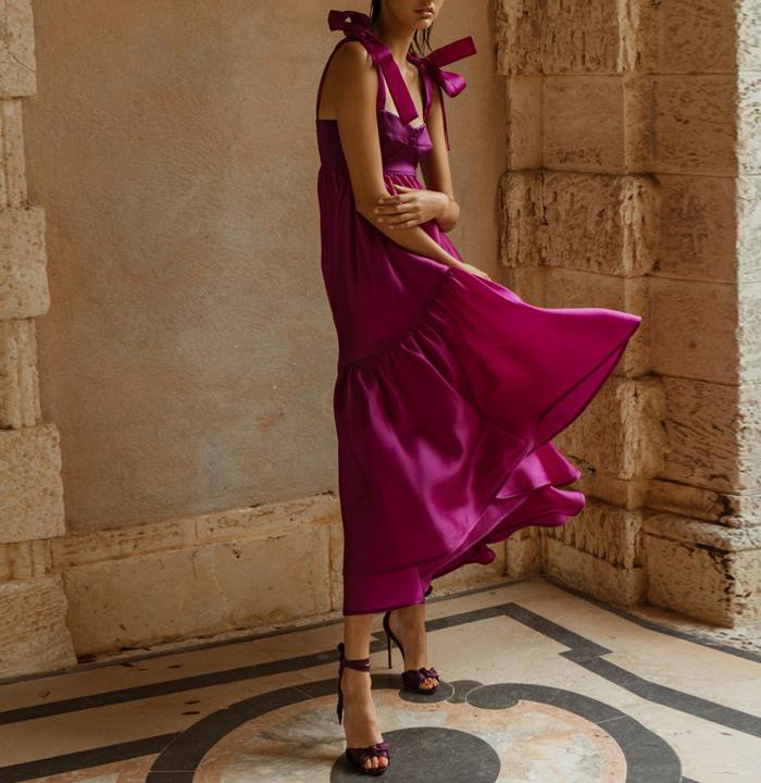 Women Dress Asymmetrical Sleeveless Sling Vintage Irregular Bandage Plus Size Sexy Fashion 210524