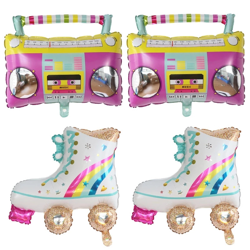 Radio Roller Skates Foil Balloons 4d Disco Helium Balloon for 90s Party Happy Birthday Party Decorations Globos Kids Toys
Radio Roller Skates Foil Balloons 4d Disco Helium Balloon for 90s Party Happy Birthday Party Decorations Globos Kids Toys