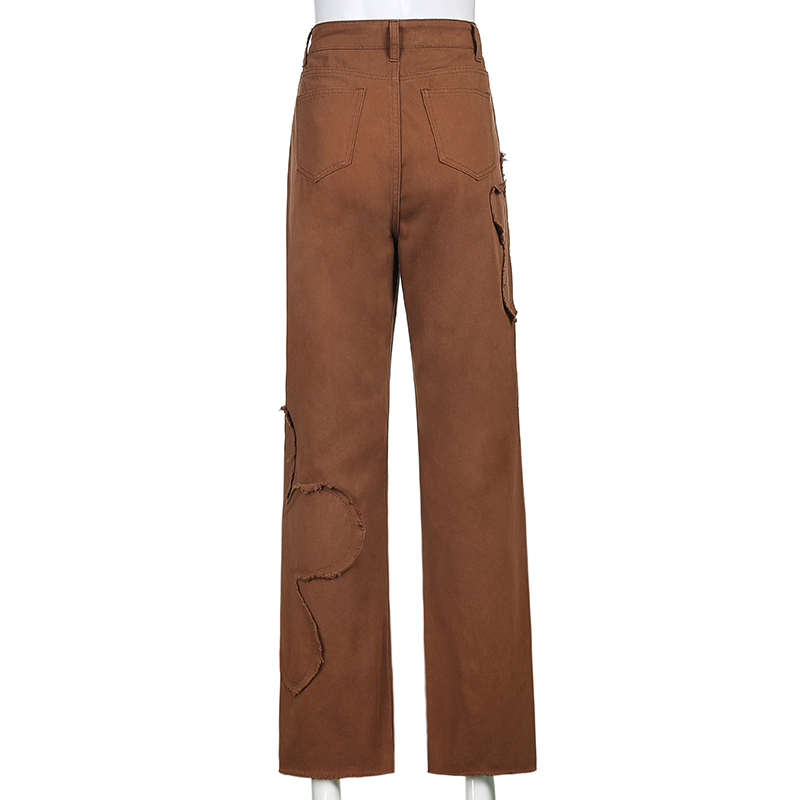 2011sweetown y2k aesthetic baggy jeans women brown vintage 90s wide leg pants flower patches high waist straight denim trousers 2021, Blue
2011sweetown y2k aesthetic baggy jeans women brown vintage 90s wide leg pants flower patches high waist straight denim trousers 2021, Blue