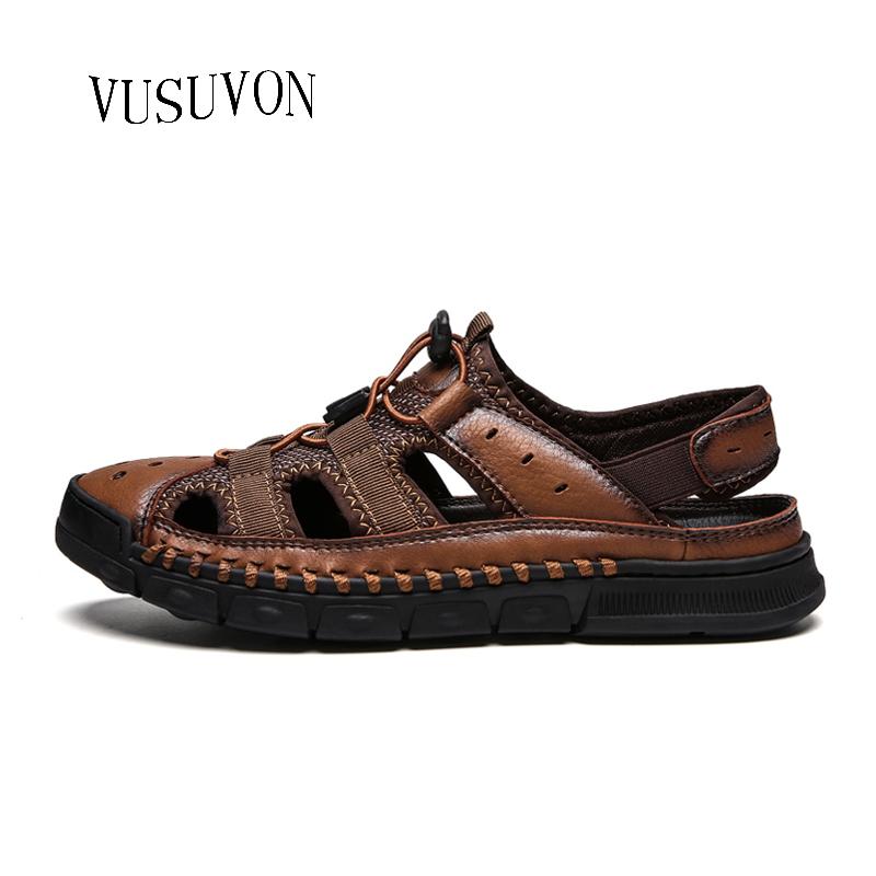Sandals Summer 2021 Men Luxury Leather Outdoor Water Shoes Casual Fashion Walking Beach Sandalias Masculina, Black
Sandals Summer 2021 Men Luxury Leather Outdoor Water Shoes Casual Fashion Walking Beach Sandalias Masculina, Black