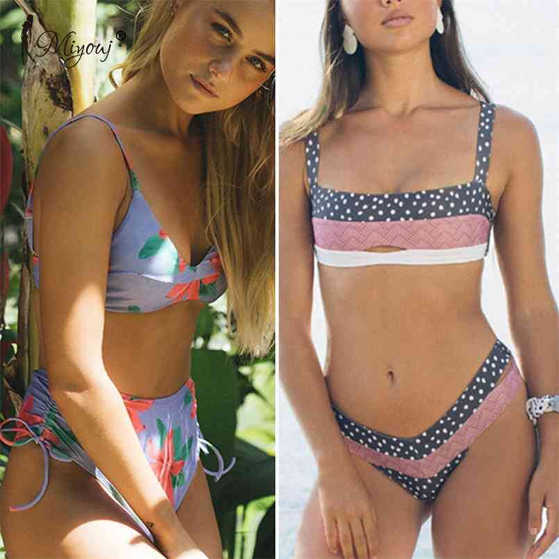 Miyouj High Neck Bikini Floral Swimsuit Hollow Out Swimwear Female Cross String Biquinis Feminino Set Bathing Suit 210722, D0301
Miyouj High Neck Bikini Floral Swimsuit Hollow Out Swimwear Female Cross String Biquinis Feminino Set Bathing Suit 210722, D0301
