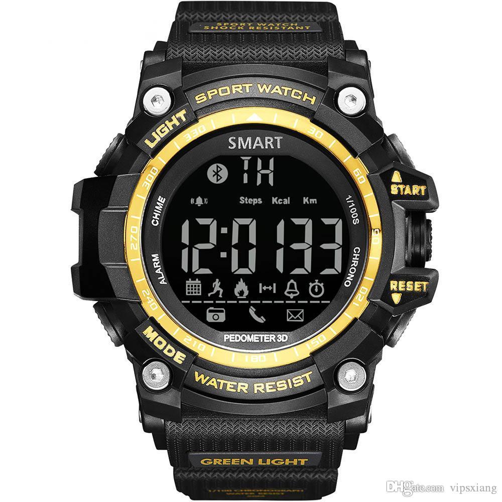 Multi Functional Smart watch Pedometer Mountaineering Men's Watches Sports Ranging Bluetooth Information Phone Reminder Bracelet wristw, Gold
Multi Functional Smart watch Pedometer Mountaineering Men's Watches Sports Ranging Bluetooth Information Phone Reminder Bracelet wristw, Gold