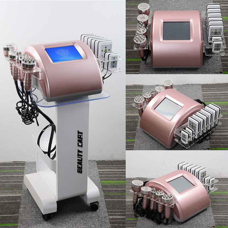 Slimming Machine Multifunctional 6 in 1 ultrasonic cavitation radio frequency rf vacuum body cellulite slim machines for sale
