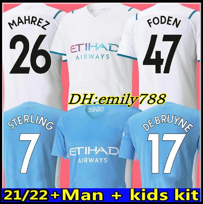 2021 2022 Manchester soccer jersey 21 22 G. JESUS CITY STERLING FERRAN DE BRUYNE KUN AGUERO MAHREZ FODEN RODRIGO football shirts MAN uniform men + kids kit, 21/22 away kids
2021 2022 Manchester soccer jersey 21 22 G. JESUS CITY STERLING FERRAN DE BRUYNE KUN AGUERO MAHREZ FODEN RODRIGO football shirts MAN uniform men + kids kit, 21/22 away kids