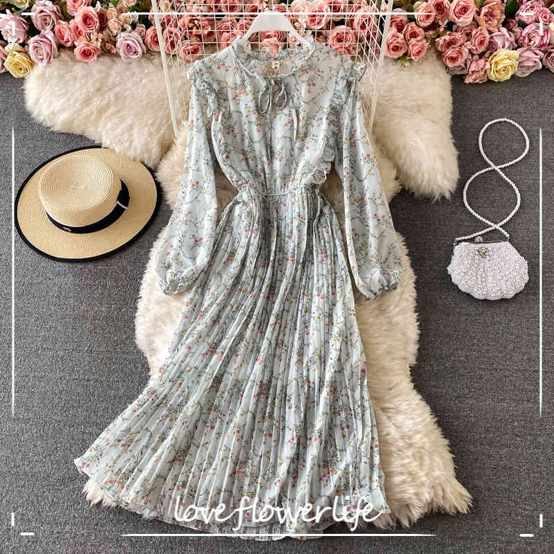 LoveFlowerLife Spring Autumn Vintage Puff Sleeve Dress A Line O Neck Mid Calf Floral Print High Waist Women Dresses 210521, Pink
LoveFlowerLife Spring Autumn Vintage Puff Sleeve Dress A Line O Neck Mid Calf Floral Print High Waist Women Dresses 210521, Pink
