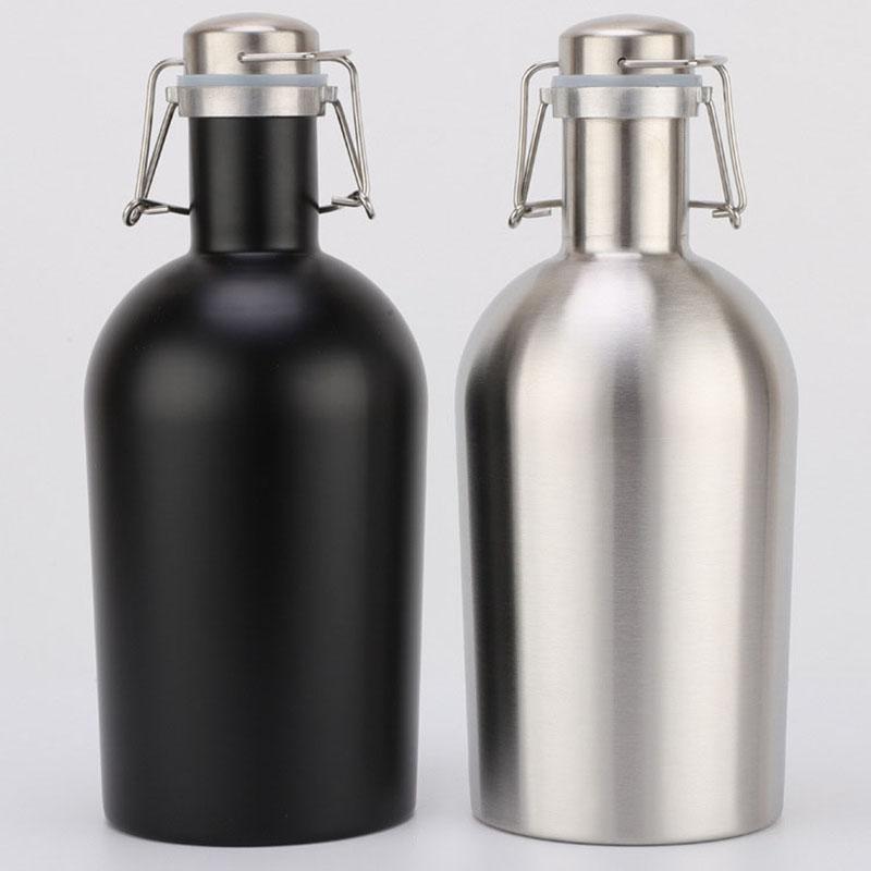 Hip Flasks Creative 64oz BPA Free 304 Stainless Steel Whisky Flagon Portable Alcohol Wine Bottle Flask Drinkware
Hip Flasks Creative 64oz BPA Free 304 Stainless Steel Whisky Flagon Portable Alcohol Wine Bottle Flask Drinkware