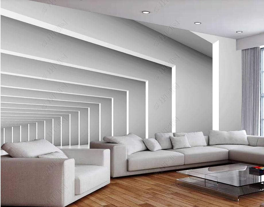 Extension space cement wall 3d background murals wallpaper for living room 3d customized wallpaper