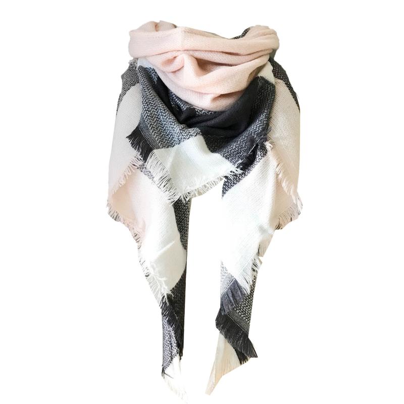 Scarves Scarf Womens Winter Warm Long Shawl Wraps Large Knit Cashmere Feel Plaid Triangle Scarfs
Scarves Scarf Womens Winter Warm Long Shawl Wraps Large Knit Cashmere Feel Plaid Triangle Scarfs
