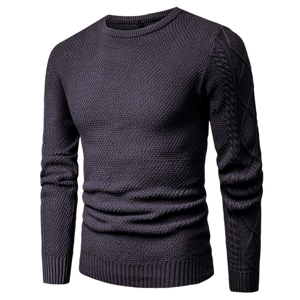Luulla Men Spring Casual 100% Cotton Warm Sweater Pullovers Men Autumn Fashion 3D Geometric Soft Sweater Jumpers Men Plus 210820