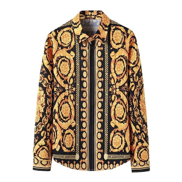Luxury Royal Shirt Men 2021 Brand Long Sleeve Mens Dress Shirts Baroque Floral Print Shirt Men Party Formal Shirt Camisas Hombre X0611, As picture show
Luxury Royal Shirt Men 2021 Brand Long Sleeve Mens Dress Shirts Baroque Floral Print Shirt Men Party Formal Shirt Camisas Hombre X0611, As picture show
