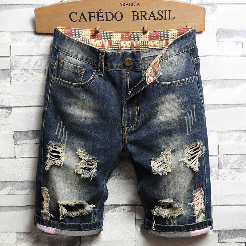 2021 Spring and Summer Men's rock revival Jeans Shorts Straight Beggars Hole Fashion Cotton Capris, Picture color
2021 Spring and Summer Men's rock revival Jeans Shorts Straight Beggars Hole Fashion Cotton Capris, Picture color