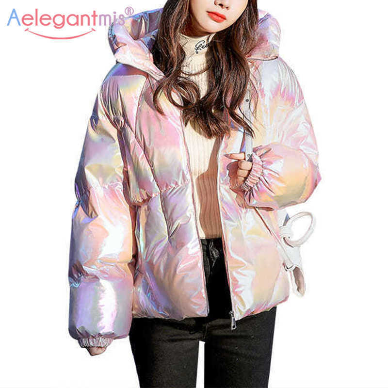Aelegantmis Bright Color Thicken Warm Winter Parka Coat Women Hooded Padded Bread Woman Parkas Overcoat White Outwear 210607, Pink
Aelegantmis Bright Color Thicken Warm Winter Parka Coat Women Hooded Padded Bread Woman Parkas Overcoat White Outwear 210607, Pink