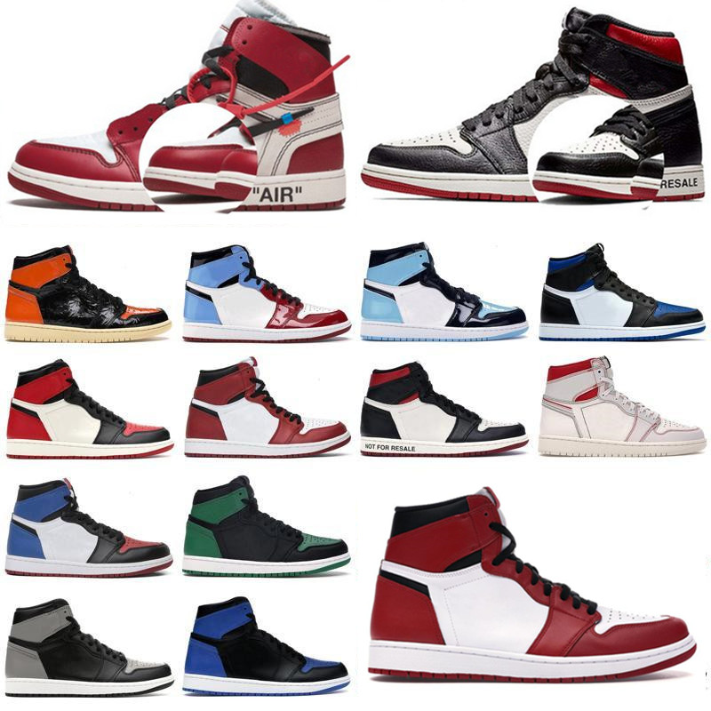 Mens Jumpman JORDÁN 1 OG High basketball shoes Kids youth girls boys mid aj chicago royal toe black metallic gold pine women j1 Sneakers sports trainers big size 46 47, Choose the options
Mens Jumpman JORDÁN 1 OG High basketball shoes Kids youth girls boys mid aj chicago royal toe black metallic gold pine women j1 Sneakers sports trainers big size 46 47, Choose the options