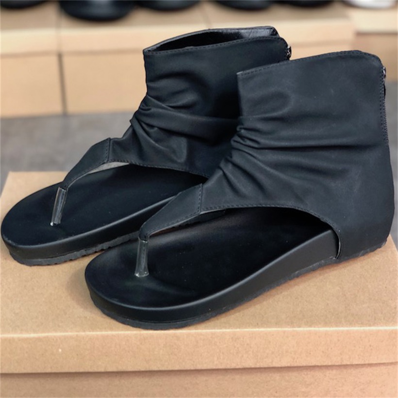 Black Women High-top Flip-flops Designer Ladies Slippers Flat Summer Fashion Hollow out Buckle Sandals Good Quality Shoes Big Size 008, Color 4
Black Women High-top Flip-flops Designer Ladies Slippers Flat Summer Fashion Hollow out Buckle Sandals Good Quality Shoes Big Size 008, Color 4