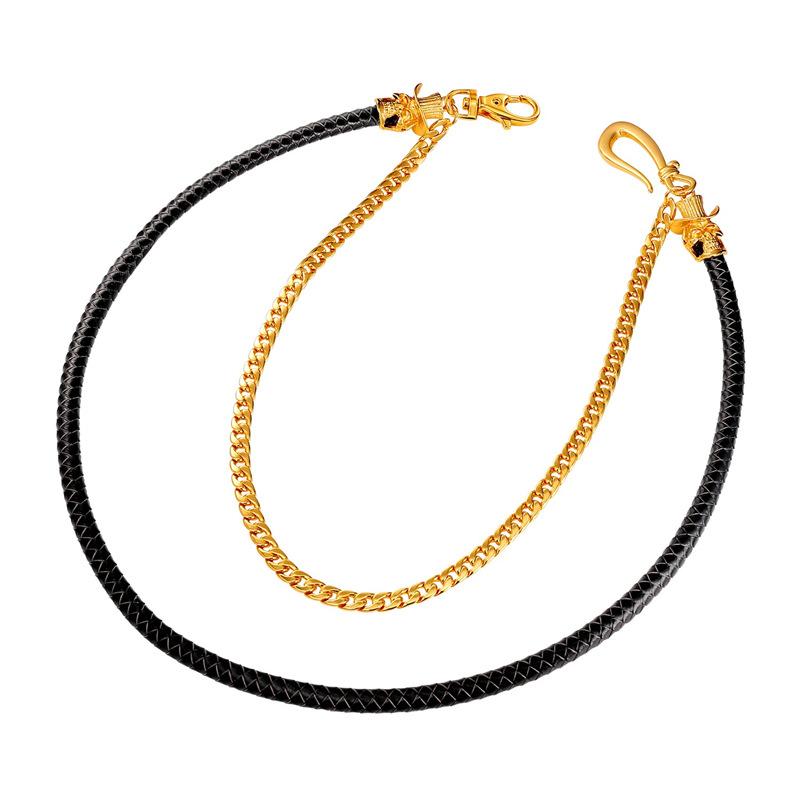Keychains Collare Hiphop Cowboy Pants Chain Streetwear Trousers Gold/Black Color Leather Jeans Waist Accessories BC103
Keychains Collare Hiphop Cowboy Pants Chain Streetwear Trousers Gold/Black Color Leather Jeans Waist Accessories BC103