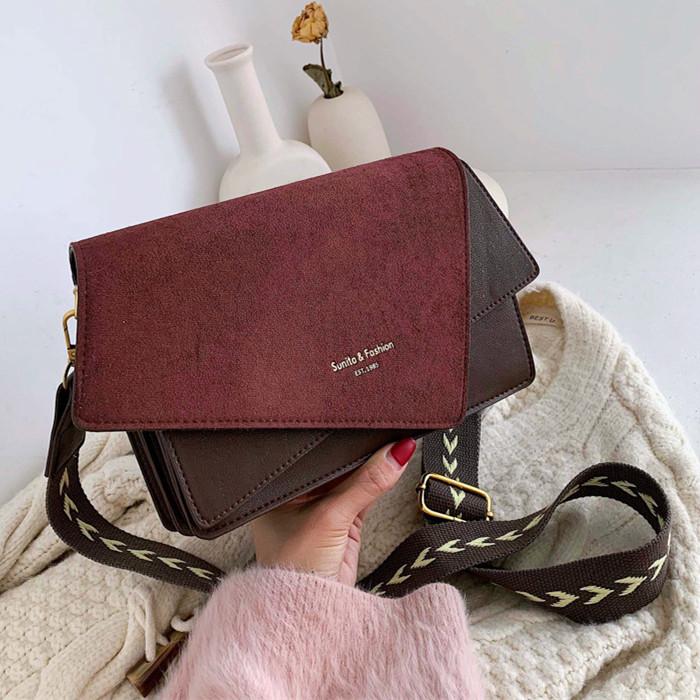 Brand Design Nubuck Leather Women Shoulder Bags 2021 Vintage Wide Strap Small Square Bag Ladies Crossbody Handbag Backpack Style, Black
Brand Design Nubuck Leather Women Shoulder Bags 2021 Vintage Wide Strap Small Square Bag Ladies Crossbody Handbag Backpack Style, Black
