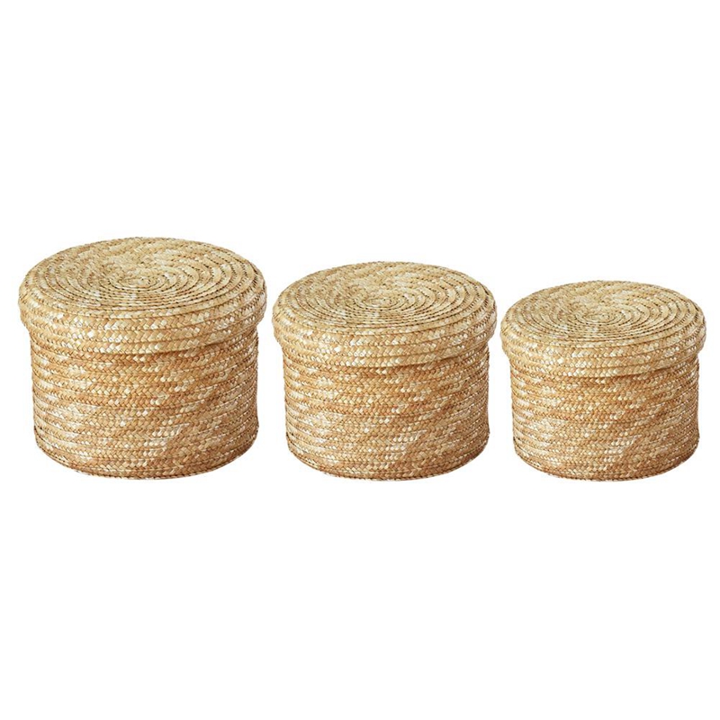 3 Pcs/Set Handmade St Woven Storage Basket With id Snack Organizer Storage Box aundry Baskets Rattan Storage Fower Baske
3 Pcs/Set Handmade St Woven Storage Basket With id Snack Organizer Storage Box aundry Baskets Rattan Storage Fower Baske