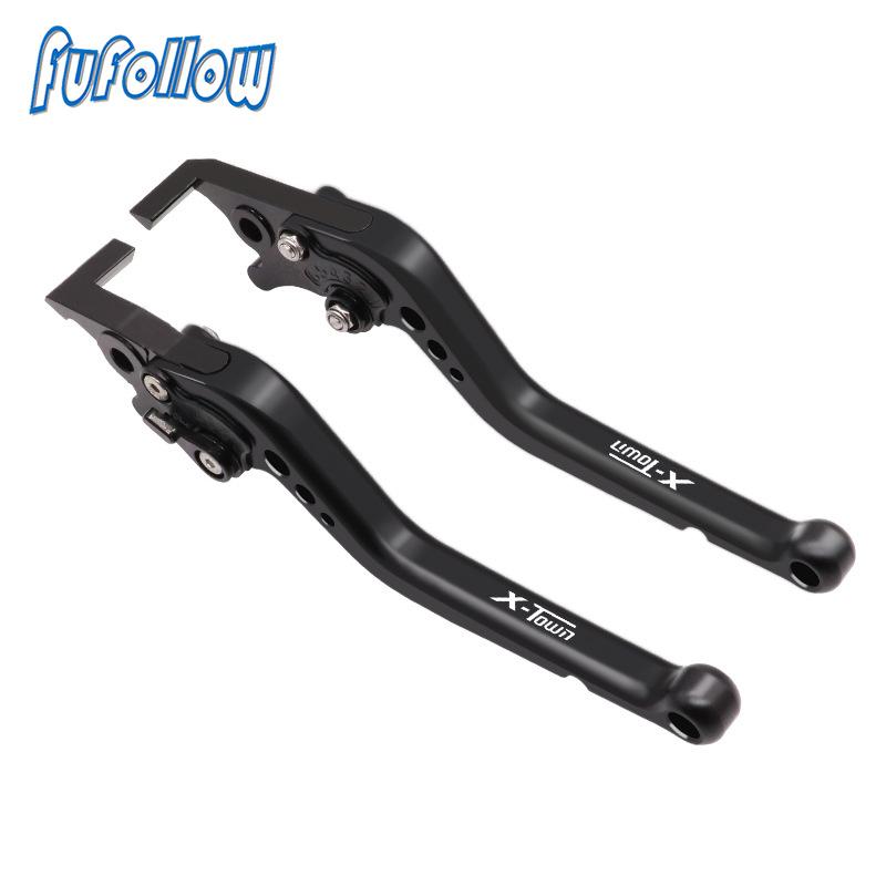 Motorcycle Brakes Levers For KYMCO X-TOWN Xtown 125i 300i X TOWN Accessories CNC Adjustable Brake Clutch Lever With Logo