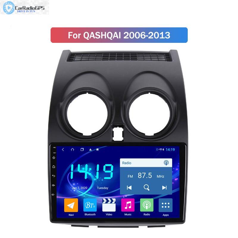 Car dvd Audio System Video Player Radio Gps Navigation for Nissan QASHQAI 2006 2007 2008 2009 2010-2013 Stereo Head Unit 4+64G