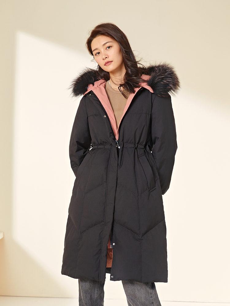 Premium winter down warm heavy jacket slim cotton collar hooded fuladies fashionable coat, Picture color
Premium winter down warm heavy jacket slim cotton collar hooded fuladies fashionable coat, Picture color