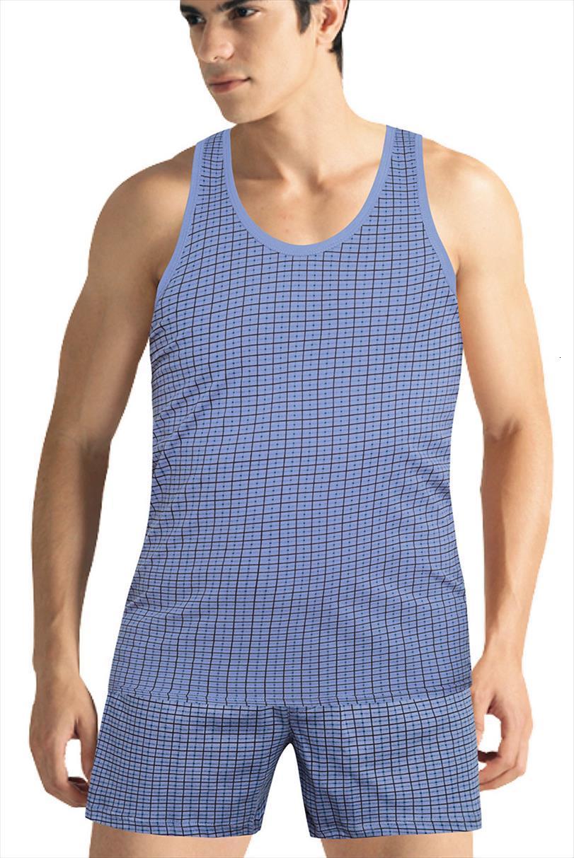 cotton undershirt boxers set summer mens tracksuits printed plaid sleeveless vest and underpants suit sports loose pajamas, Gray
cotton undershirt boxers set summer mens tracksuits printed plaid sleeveless vest and underpants suit sports loose pajamas, Gray
