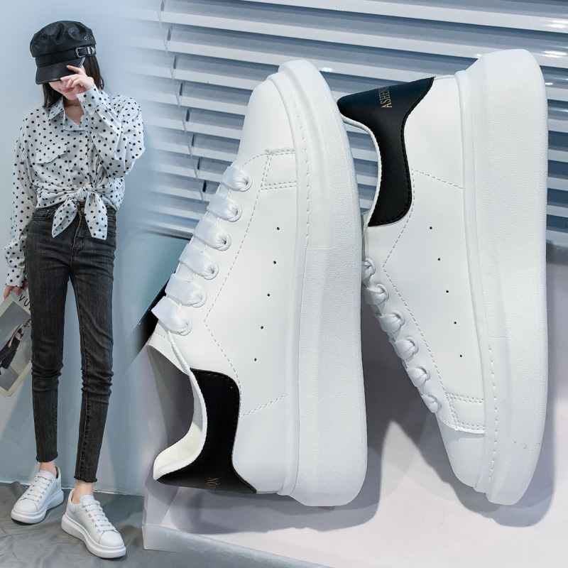 Skate Shoes High quality Men's and Women's White Casual Sports Brand Leather Sneakers Low top Fashion Thick soled Alexander 210701, See chart
Skate Shoes High quality Men's and Women's White Casual Sports Brand Leather Sneakers Low top Fashion Thick soled Alexander 210701, See chart