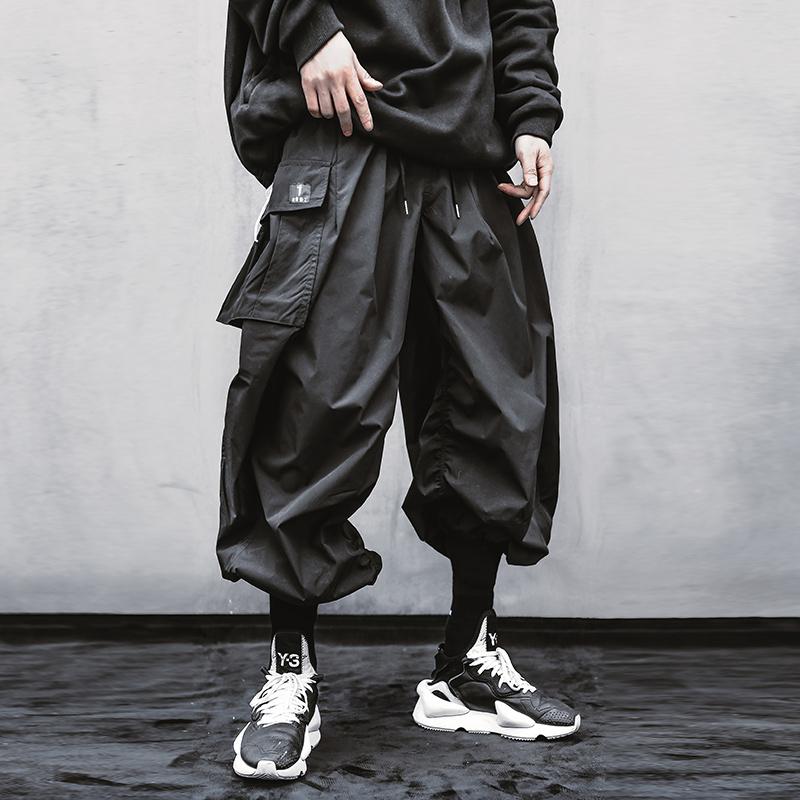 Men's Pants Clothes Leggings Harajuku Jogger Overalls Spring Ninja Loose Large Pocket Lantern Frock Cargo Oversized Hiphop, Black
Men's Pants Clothes Leggings Harajuku Jogger Overalls Spring Ninja Loose Large Pocket Lantern Frock Cargo Oversized Hiphop, Black