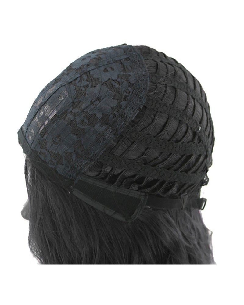 women wig 2021 14 inch short curly wave grey gradient synthetic headband wigs