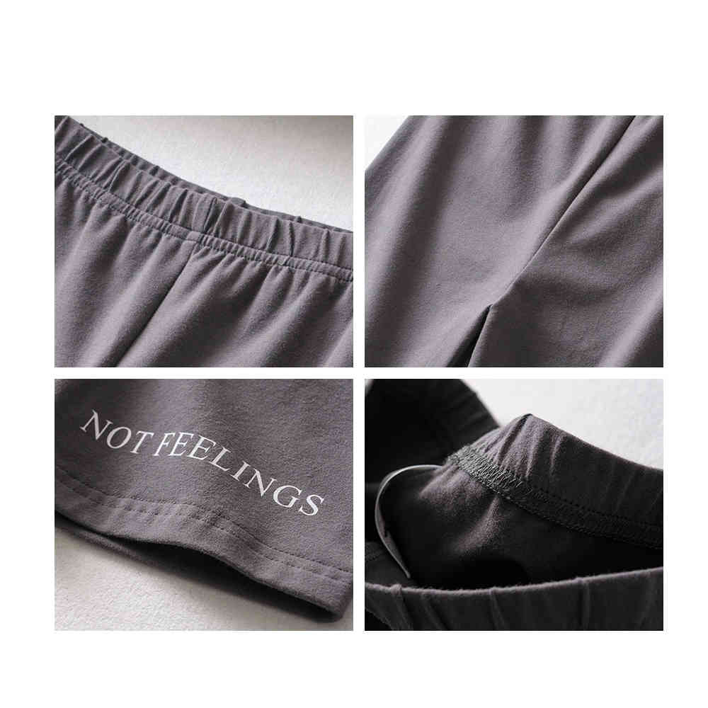 Letter Print Biker Shorts High Waist Women Short Pants Fitness Active Wear Athleisure Cycling Shorts Femme Fashion 210518